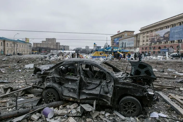 Війна Росії з Україною, руйнування, обстріли міст
