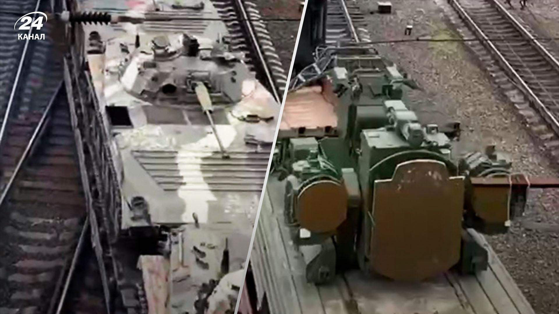 Білорусь перекинула до кордону з Україною кілька ешелонів із бронетехнікою Білорусь перекинула до кордону з Україною кілька ешелонів із бронетехнікою