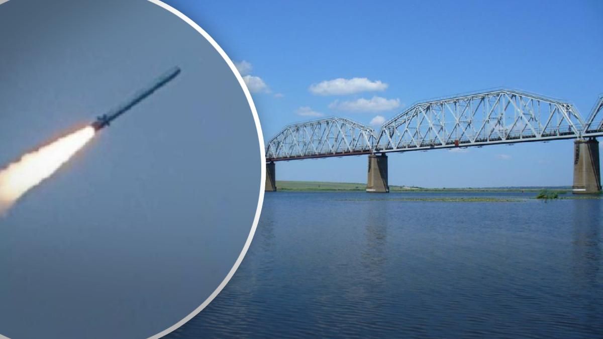 Окупанти вгатили 4 ракетами по вже зруйнованому залізничному мосту на Миколаївщині