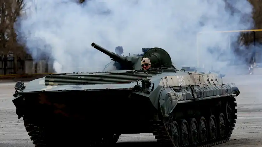 Українські морпіхи за допомогою "Стугни" знищили танк окупантів