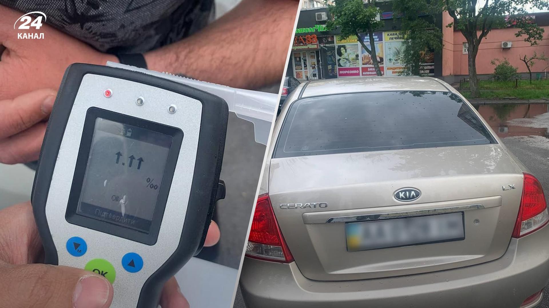 У Києві затримали водія з рекордним сп'янінням: алкотестер аж "зламався" від перегару