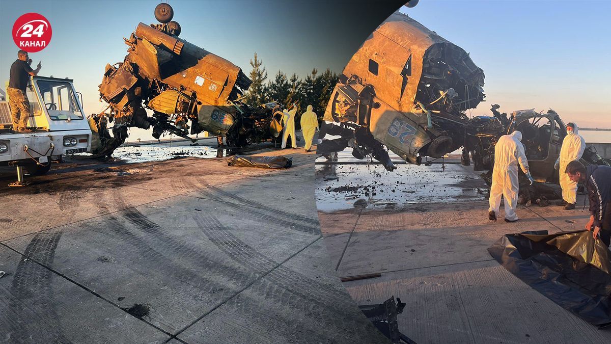 У поліції показали, як підіймали гелікоптер окупантів з дна Київського моря: видовищне відео У поліції показали, як підіймали гелікоптер окупантів з дна Київського моря: видовищне відео