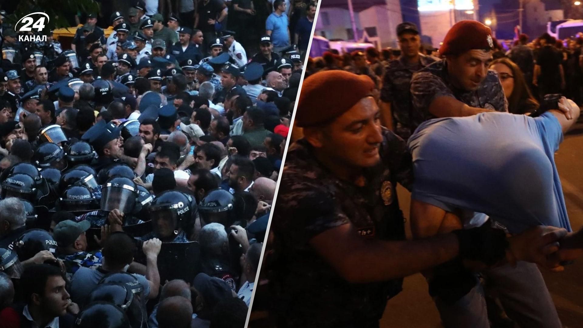 В Армении массовые протесты из-за "теневых переговоров" Пашиняна с Баку о Нагорном Карабахе В Армении массовые протесты из-за "теневых переговоров" Пашиняна с Баку о Нагорном Карабахе