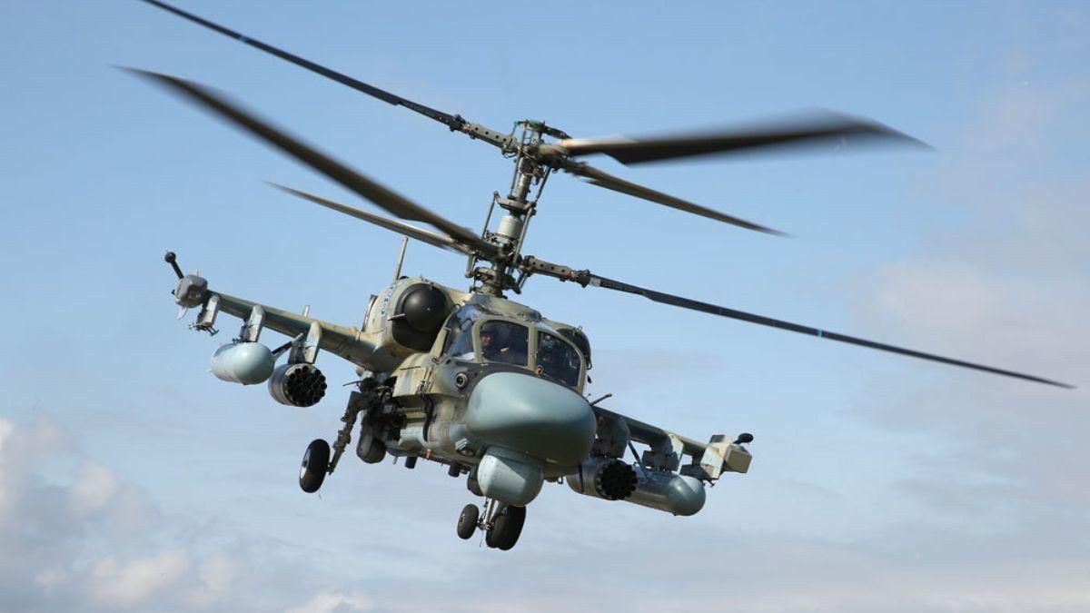 Россияне нанесли авиаудар под Бахмутом с вертолетов Ка-52 и атаковали ракетами Николаевку