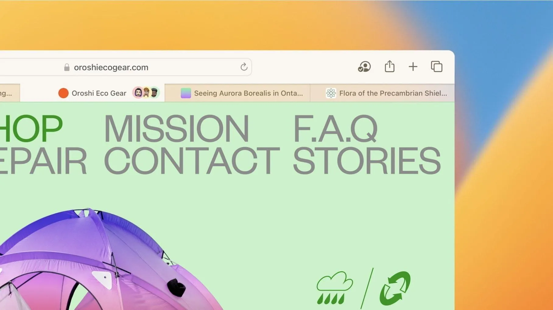 Групування вкладок в Safari Групування вкладок в Safari