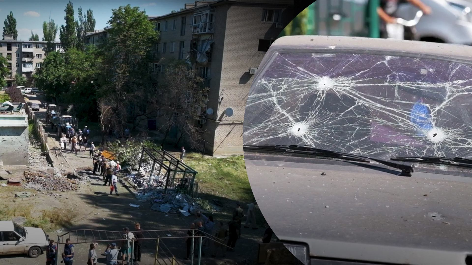 Окупанти завдали ракетного удару по житловому кварталу в центрі Курахового: відео наслідків