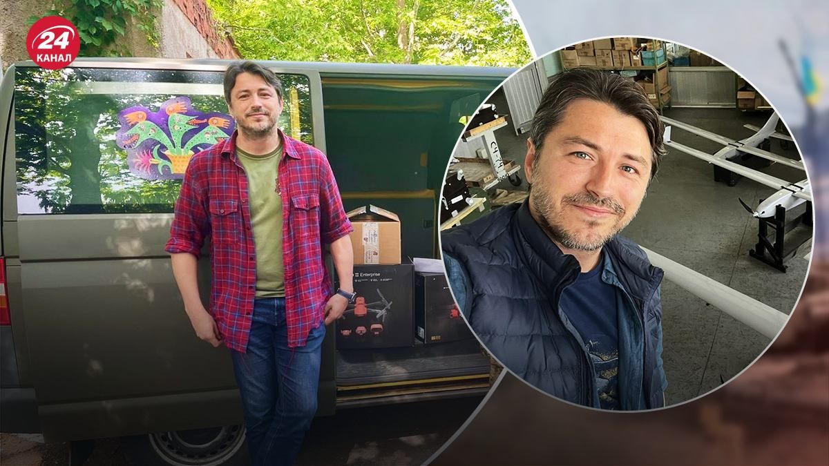 "Продам задорого": Притула виставить на аукціон картину, яку сам намалював "Продам задорого": Притула виставить на аукціон картину, яку сам намалював