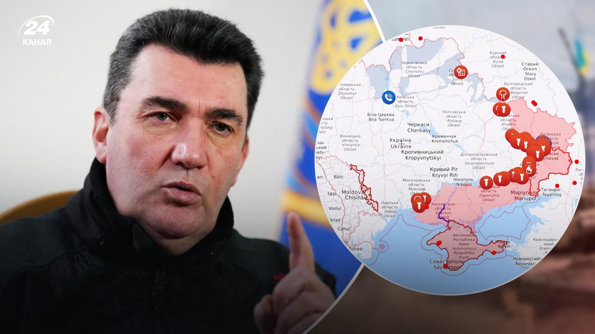 Имеем 1 200 километров фронта, – Данилов о ситуации на Востоке Украины