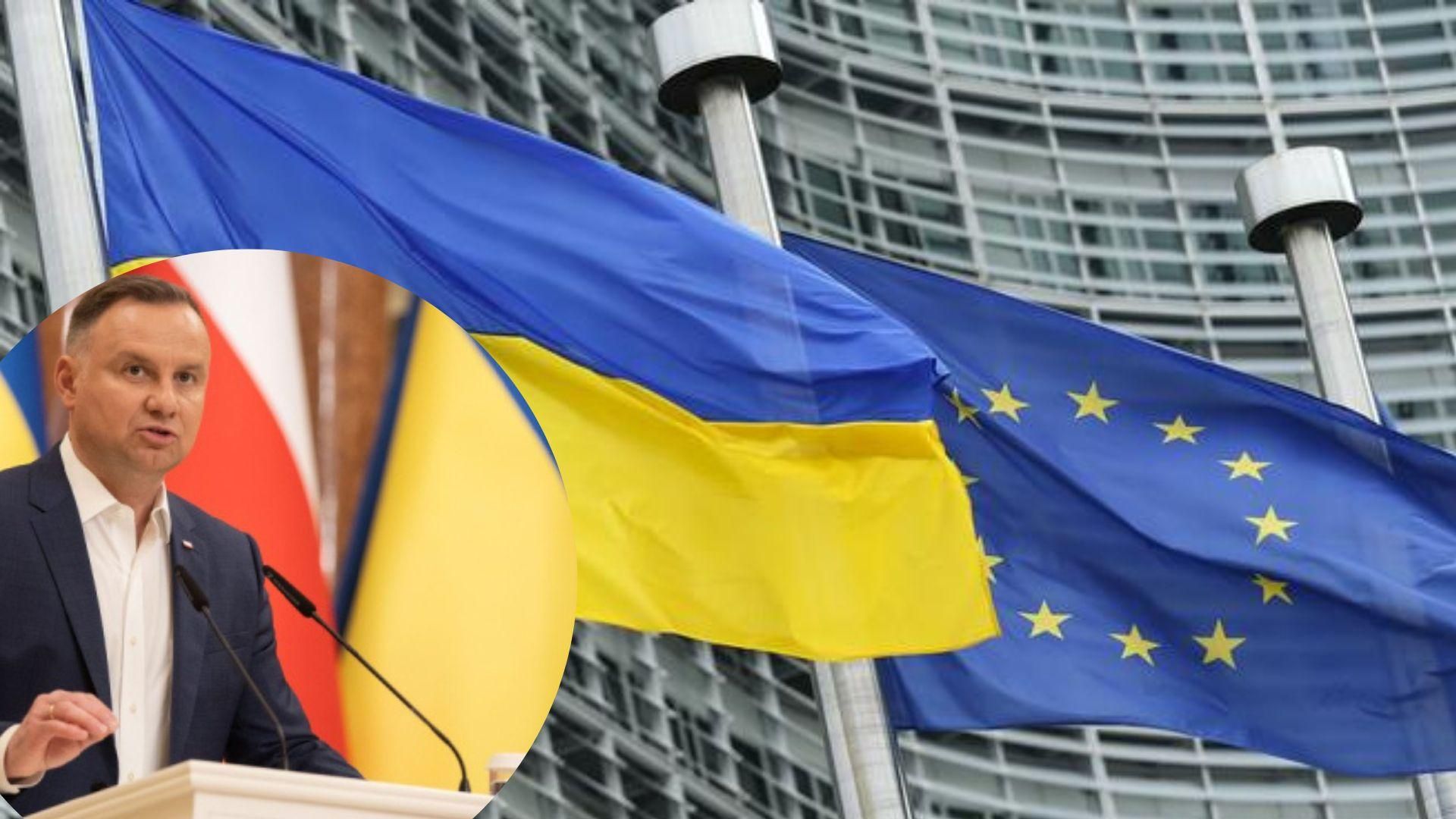 Дуда начинает тур по странам ЕС, чтобы убедить сделать Украину кандидатом