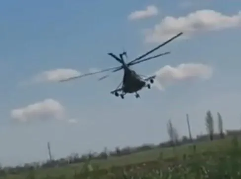 гелікоптер, який літав у маріуполь, щоб евакуювати поранених