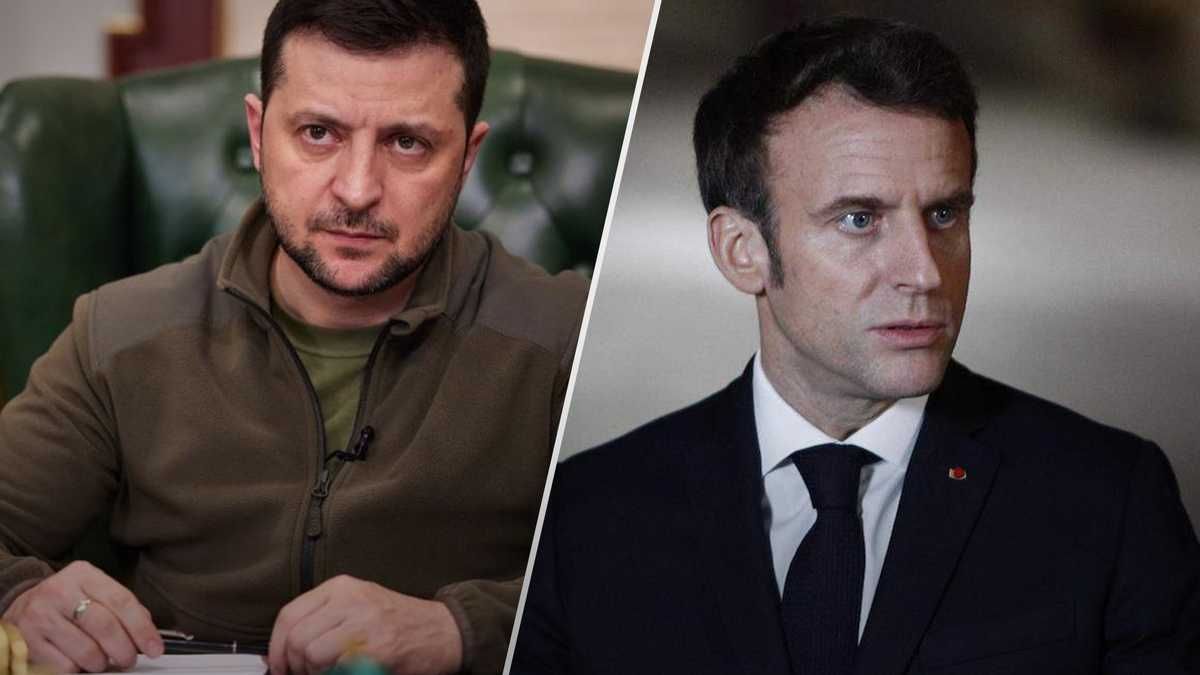 Макрон у розмові з Зеленським пообіцяв надати Україні важке озброєння Макрон у розмові з Зеленським пообіцяв надати Україні важке озброєння