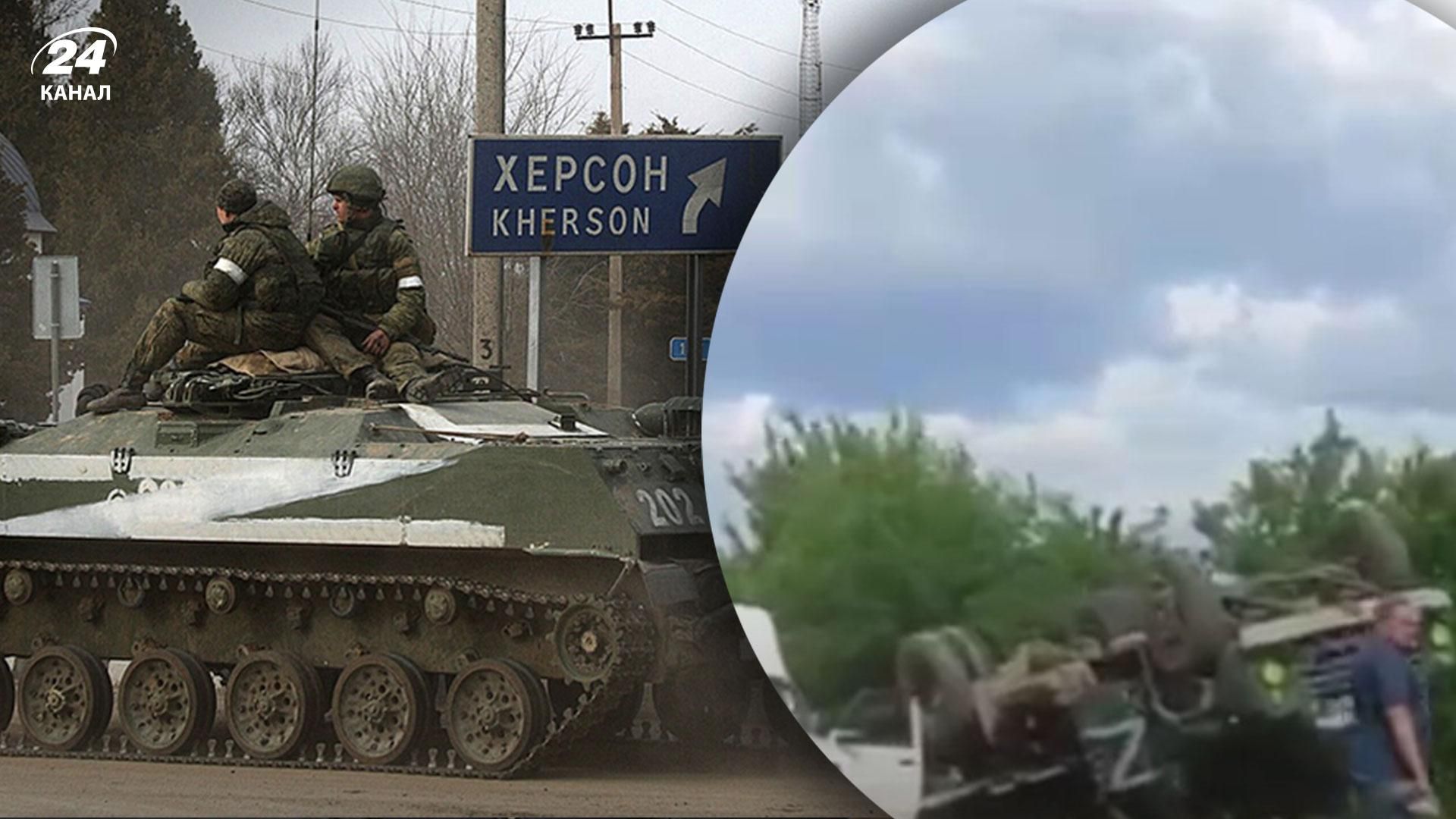 П'яні окупанти на вантажівці влетіли у кювет: місцеві шкодують, що ніхто не загинув П'яні окупанти на вантажівці влетіли у кювет: місцеві шкодують, що ніхто не загинув