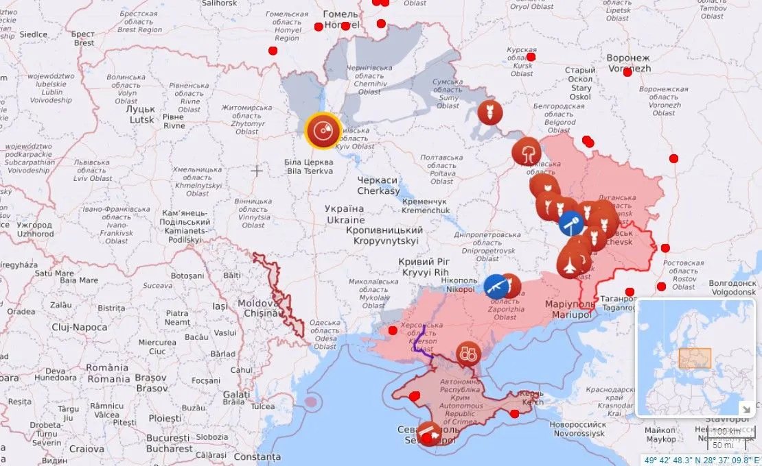 Карта боевых действий на 11 июня Карта боевых действий на 11 июня