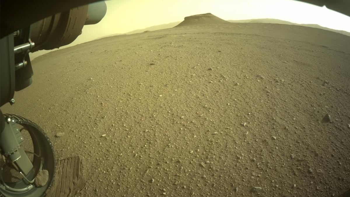 У колесі марсохода Perseverance застряг чималий камінь  свіжі фото з Марса - Техно