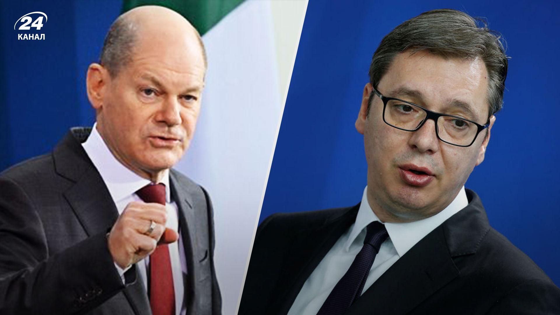 Шольц призвал Сербию присоединиться к санкциям против России и объяснил, когда их могут снять Шольц призвал Сербию присоединиться к санкциям против России и объяснил, когда их могут снять