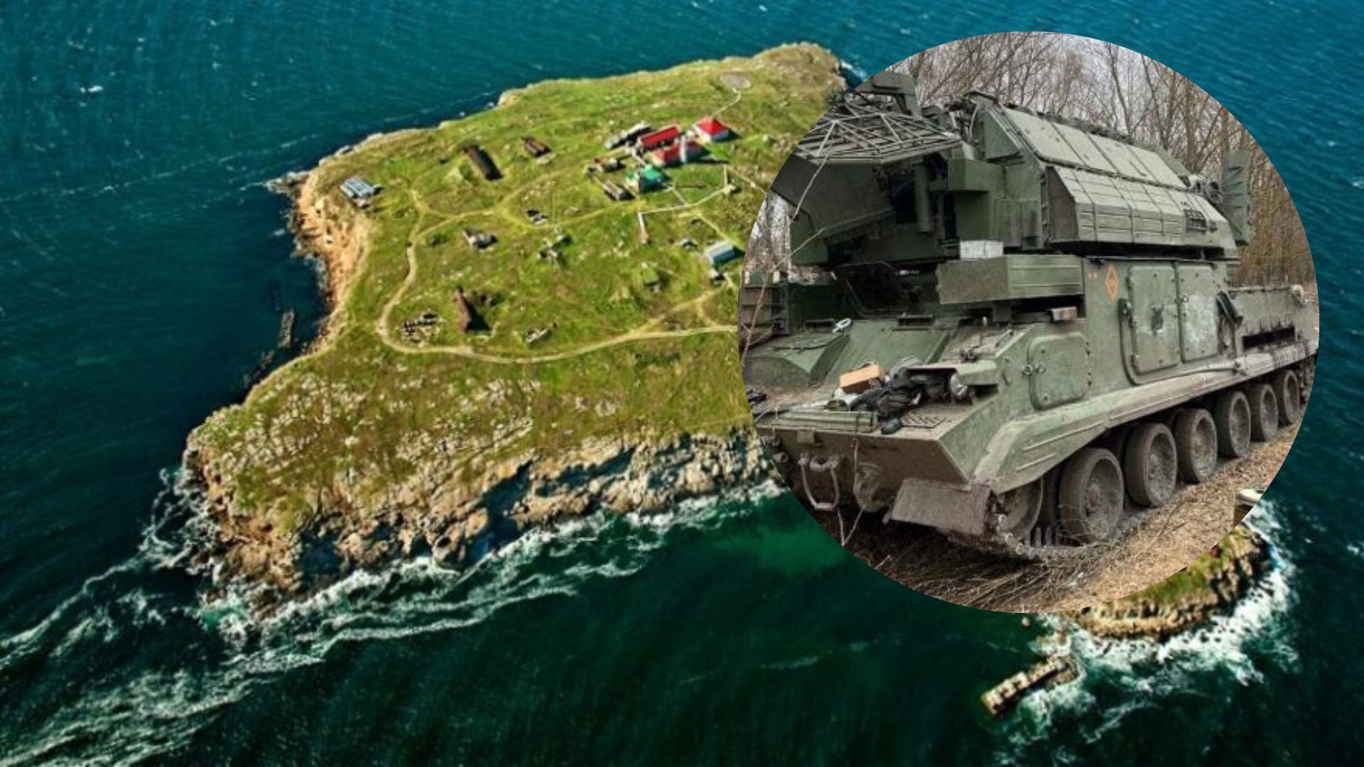 На Змеином оккупанты обустроили гарнизон, установили "Торы": появился новый спутниковый снимок На Змеином оккупанты обустроили гарнизон, установили "Торы": появился новый спутниковый снимок