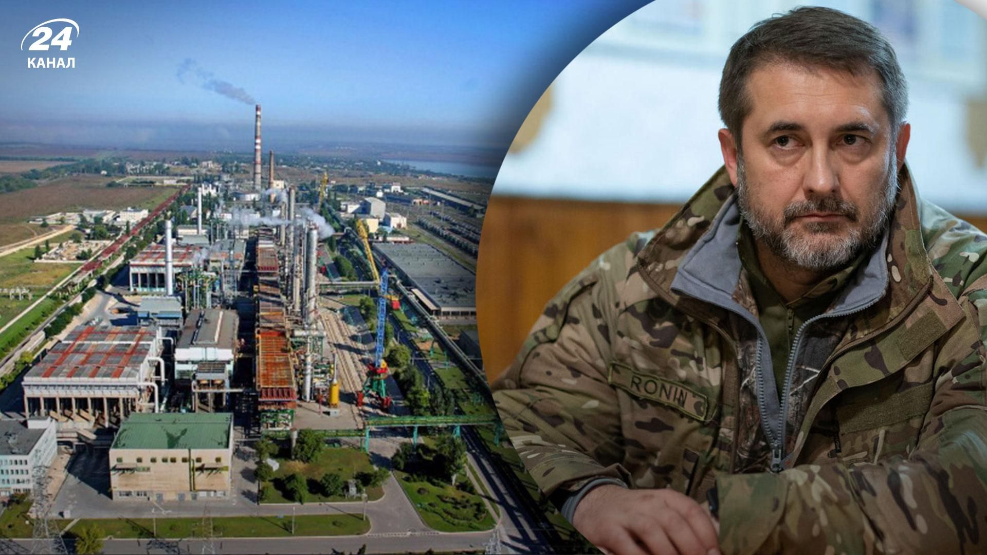 Оккупанты весь день обстреливали завод "Азот", там произошла утечка смазочных материалов, – Гайдай Оккупанты весь день обстреливали завод "Азот", там произошла утечка смазочных материалов, – Гайдай