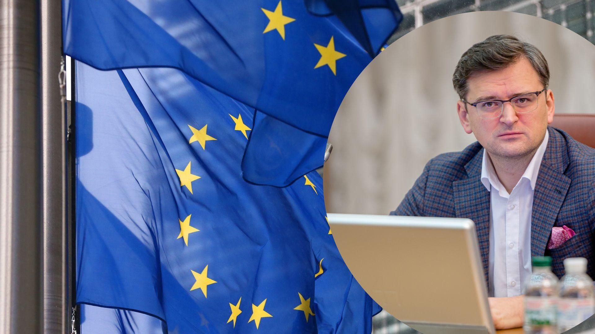 Кулеба закликав Європу знищити багаторічний наратив Кремля, нібито "Україну в ЄС не чекають" Кулеба закликав Європу знищити багаторічний наратив Кремля, нібито "Україну в ЄС не чекають"