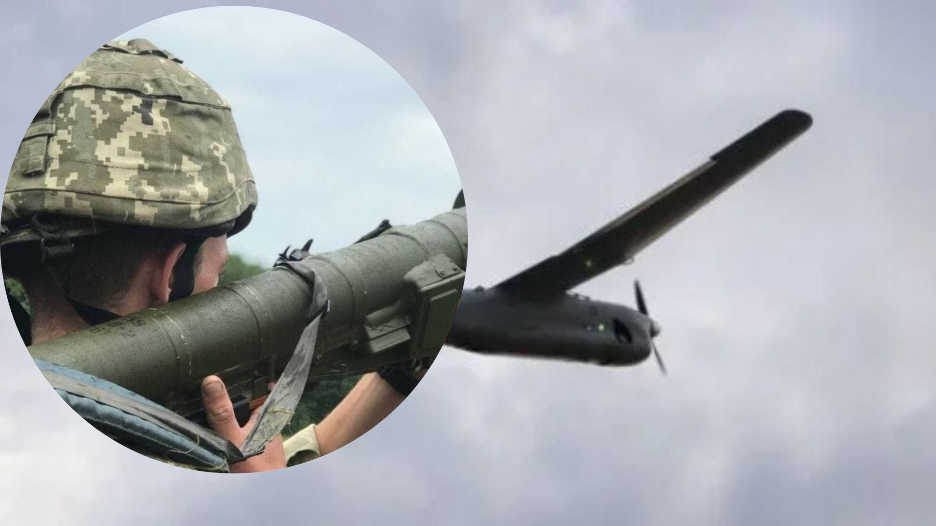 У Сєвєродонецьку нацгвардієць з першого пострілу ПЗРК "Ігла" збив російський безпілотник У Сєвєродонецьку нацгвардієць з першого пострілу ПЗРК "Ігла" збив російський безпілотник