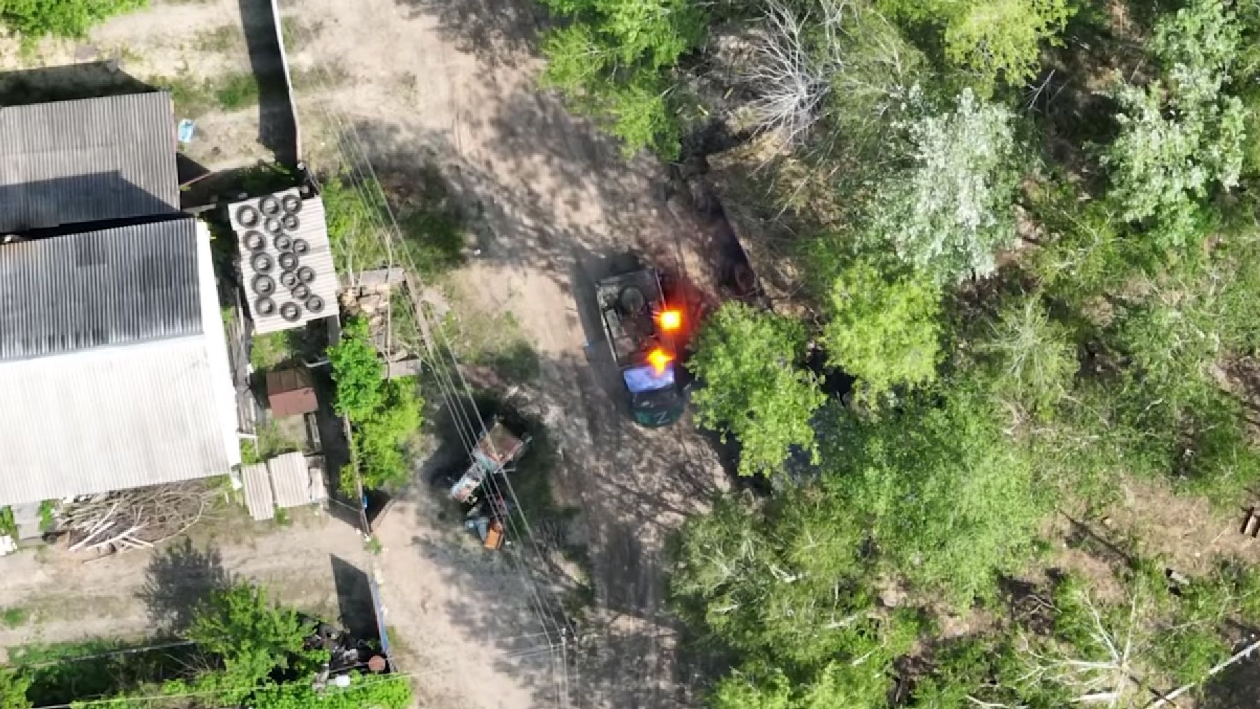 В Харьковской области Нацгвардия уничтожила состав россиян благодаря дрону