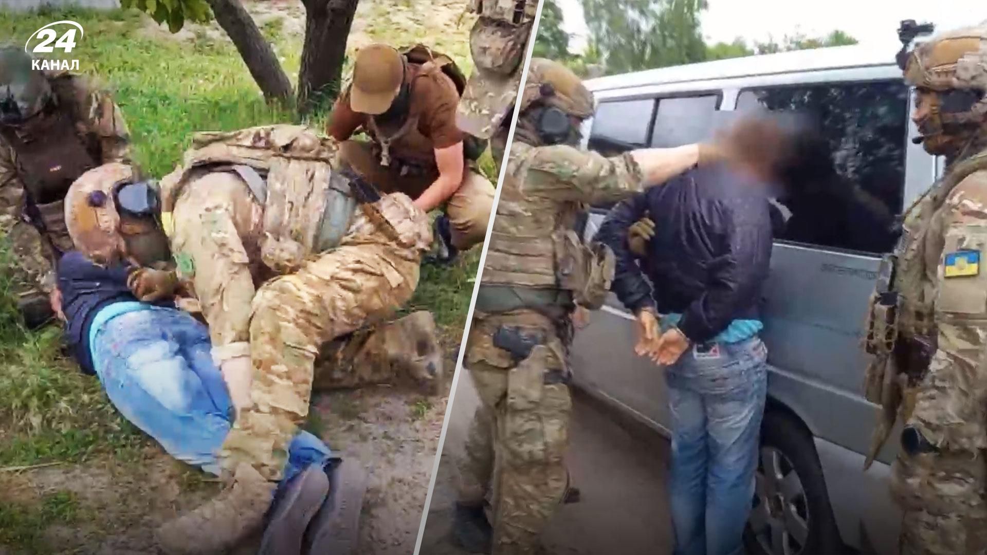 Здавав позиції ЗСУ: СБУ викрила на Харківщині російського агента – відео затримання