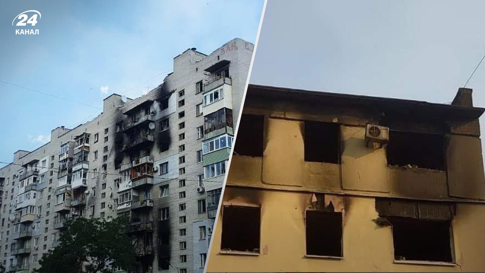 В Северодонецке ситуация крайне обостренная: россияне уничтожают многоэтажки и "Азот"