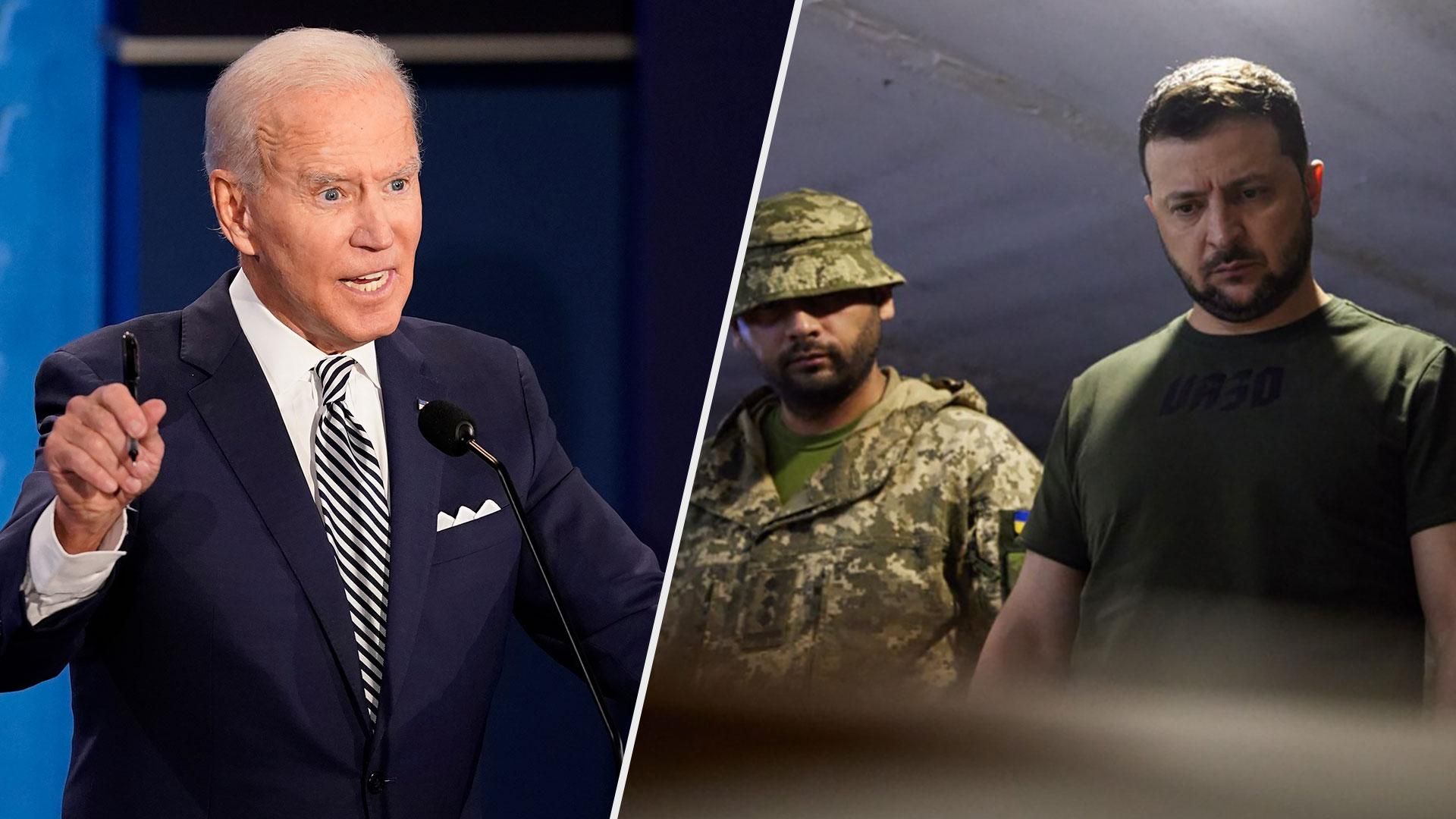 Зеленський відповів Байдену на попередження про війну низкою запитань Зеленський відповів Байдену на попередження про війну низкою запитань