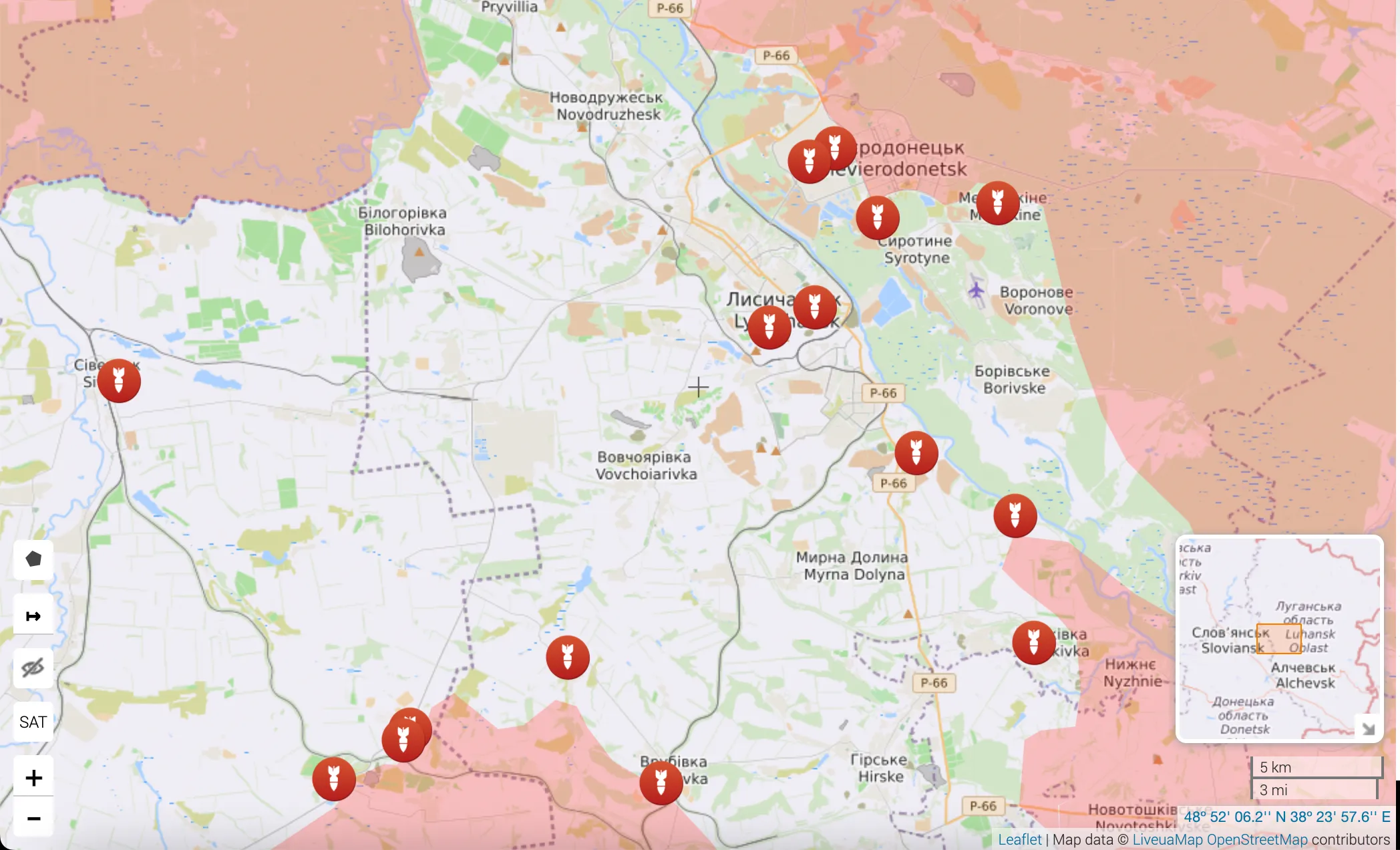 У Сєвєродонецьку тривають важкі бої У Сєвєродонецьку тривають важкі бої