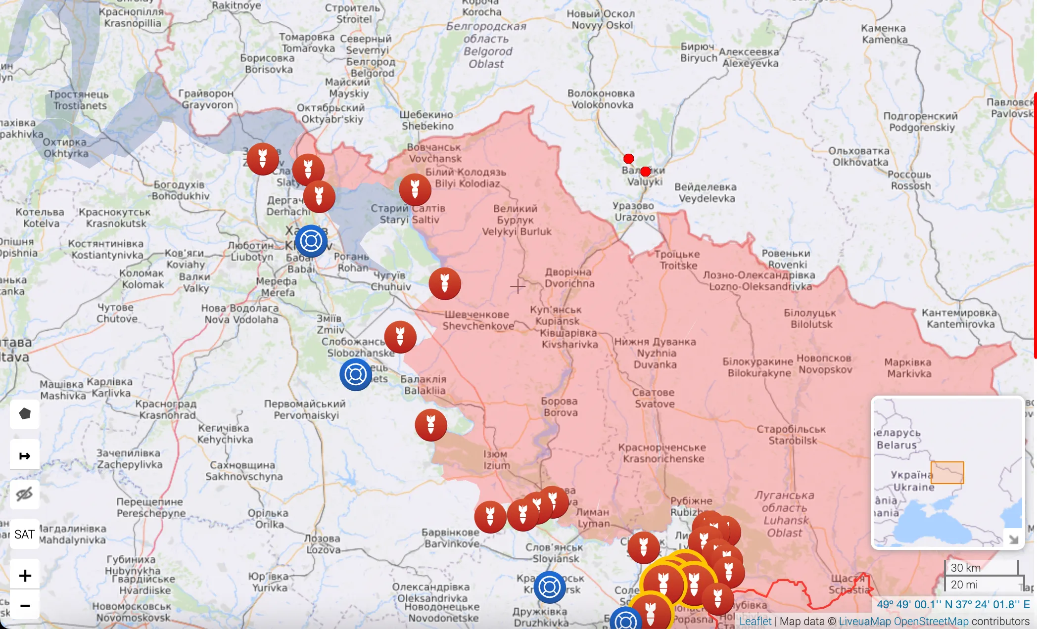 Ситуація на Харківщині та біля Слов'янська Ситуація на Харківщині та біля Слов'янська