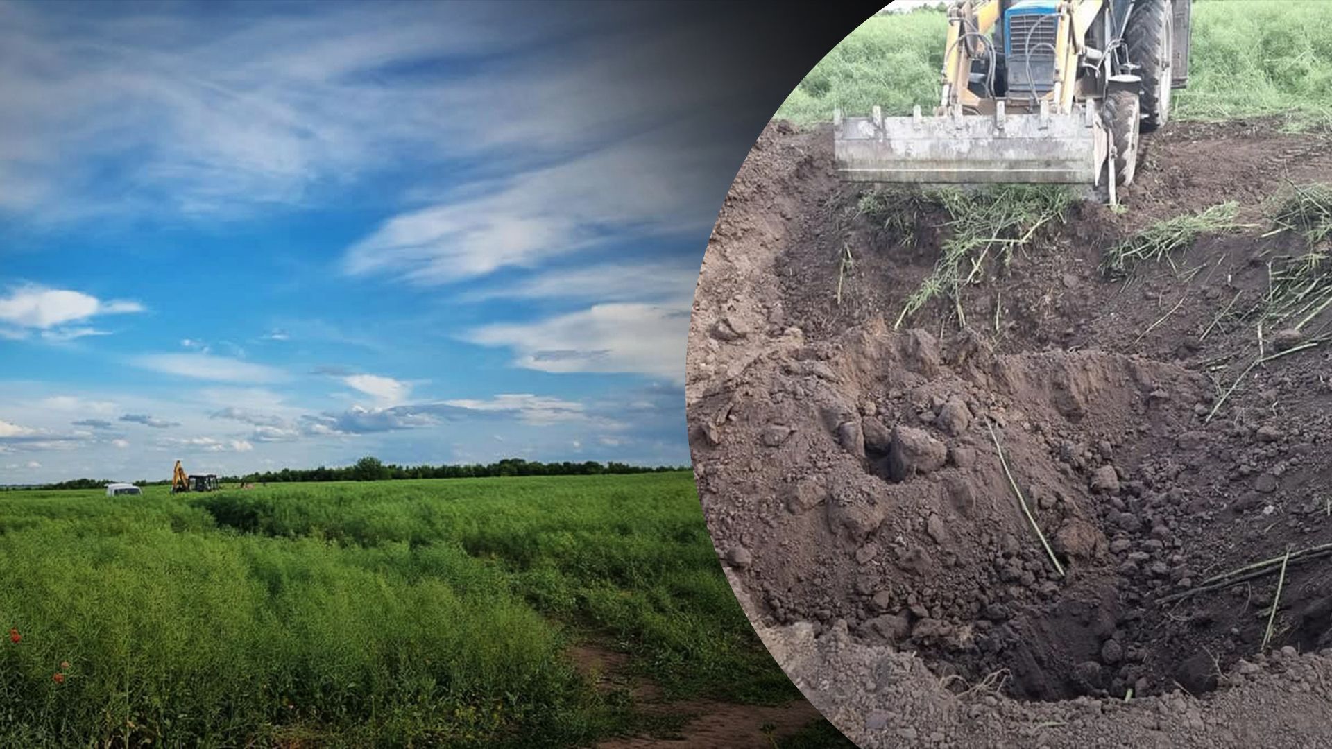 В сети показали фото с места сбитой российской ракеты в Тернопольской области В сети показали фото с места сбитой российской ракеты в Тернопольской области