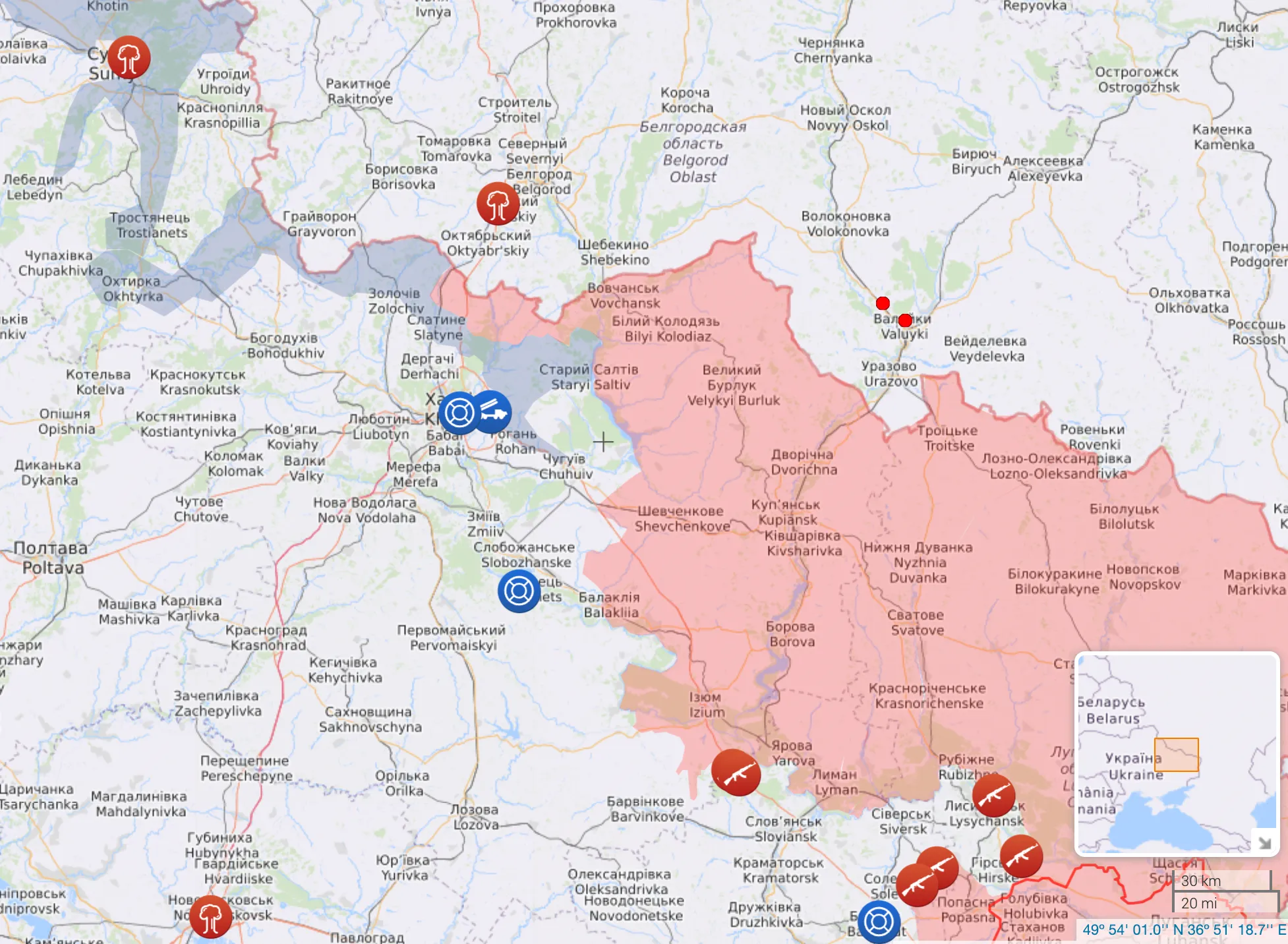 Россияне сдерживают ВСУ в Харьковской области