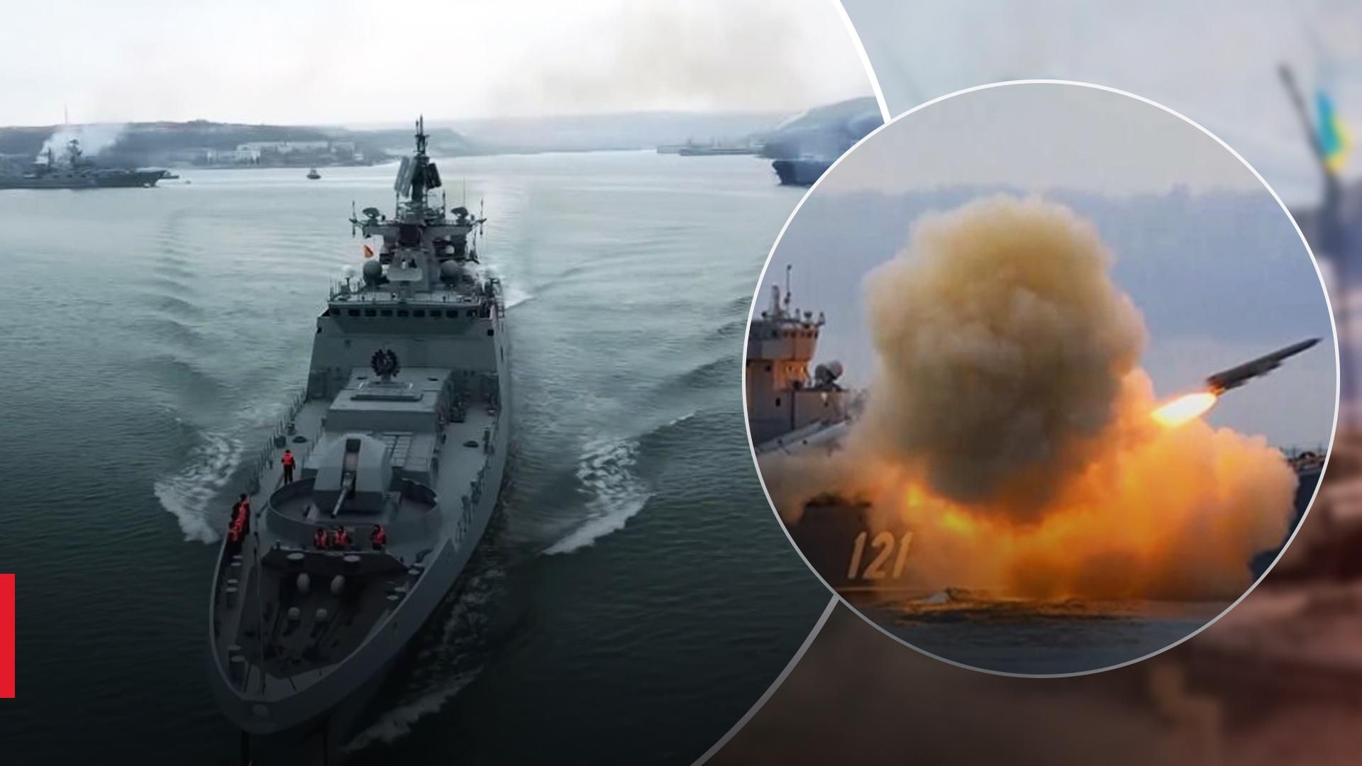 У Чорному морі росіяни утримують в готовності 3 судна з високоточною зброєю