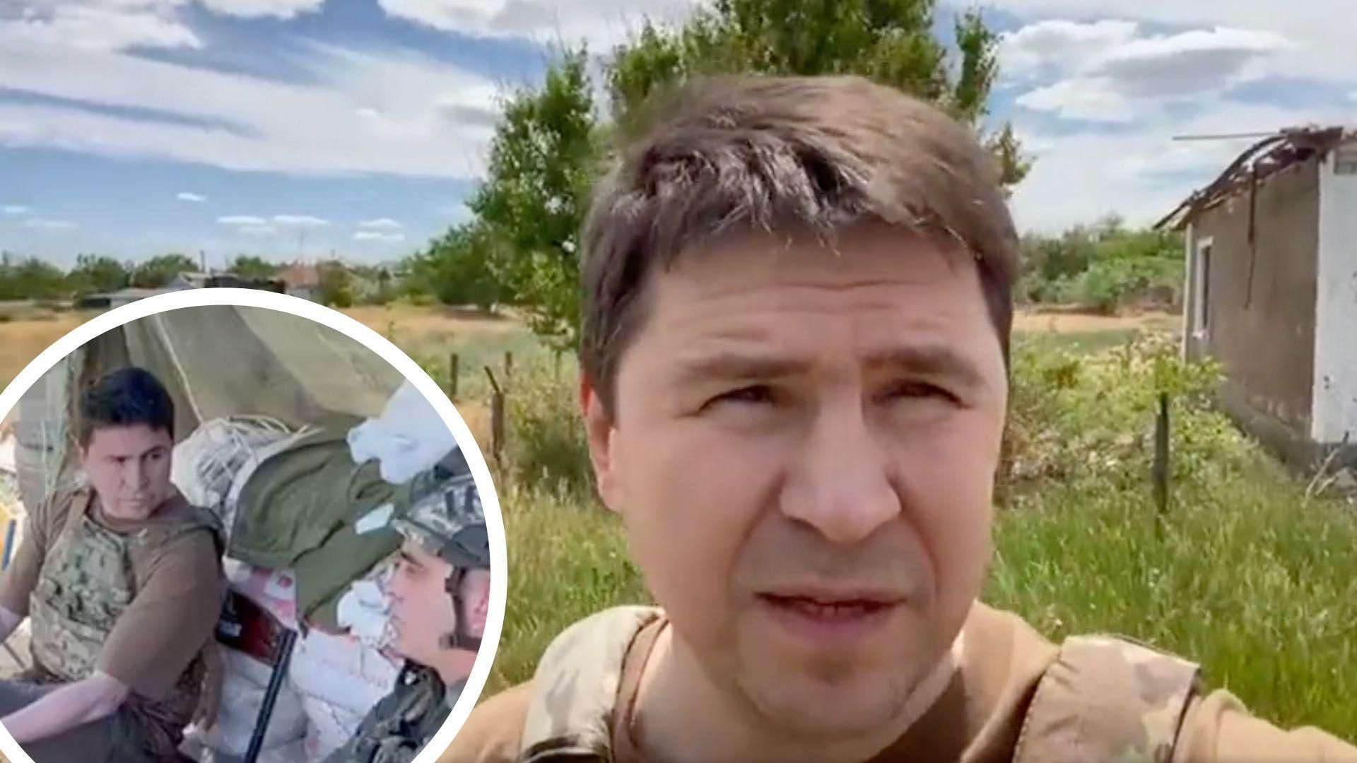 Отжимаем врага, – Подоляк встретился с бойцами ВСУ в считанных километрах от российских позиций