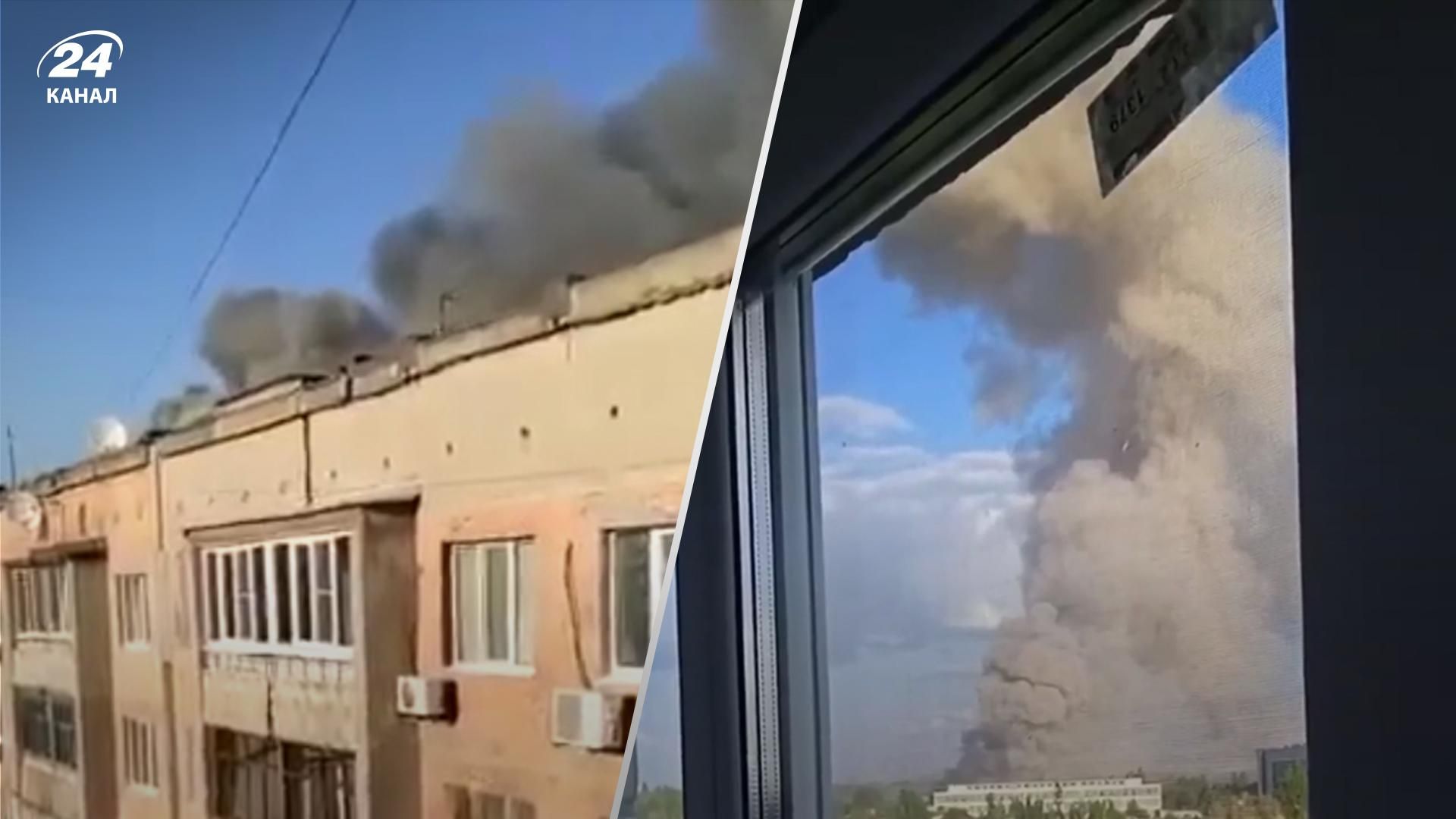 У Хрустальному на Луганщині вибухнув склад боєприпасів росіян