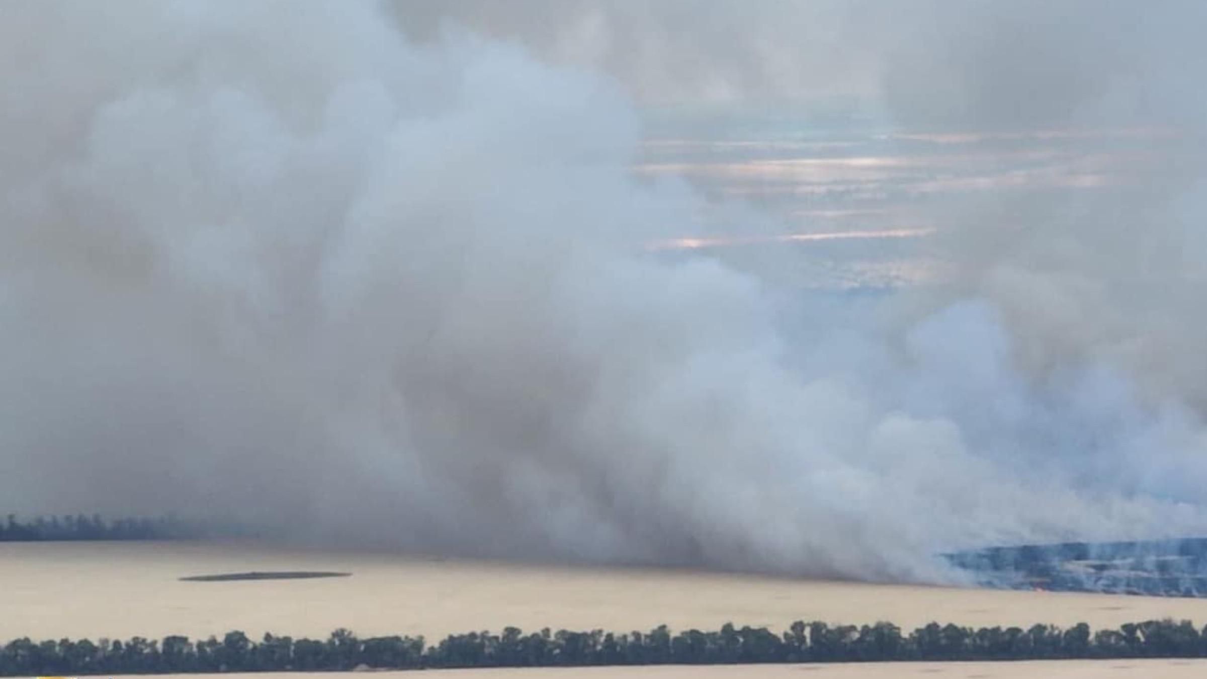 Горіло понад 100 гектарів: росіяни спалили урожай пшениці на полі Дніпропетровщини