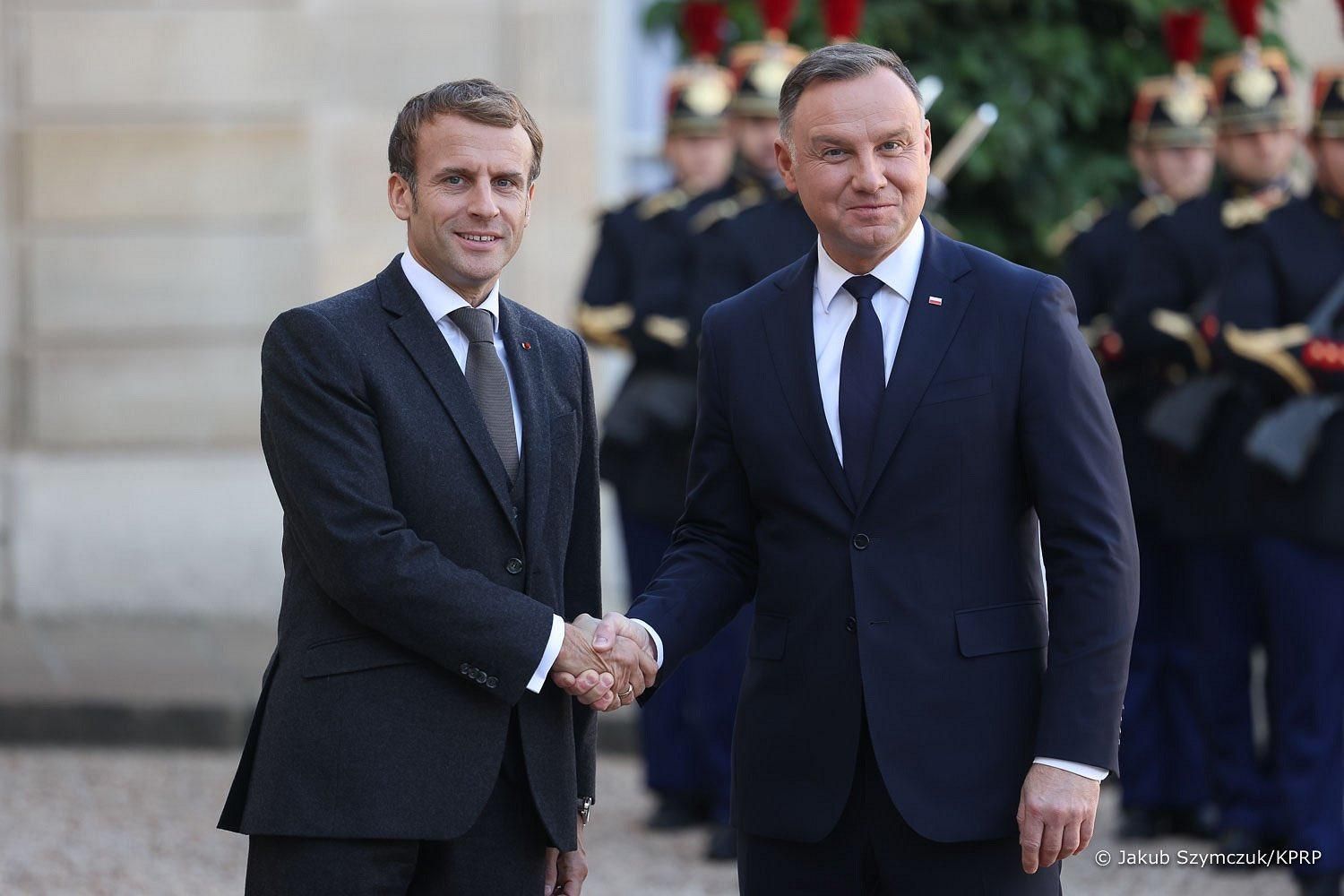 Макрон позвонил Дуде после визита в Киев: говорили об Украине в ЕС Макрон позвонил Дуде после визита в Киев: говорили об Украине в ЕС