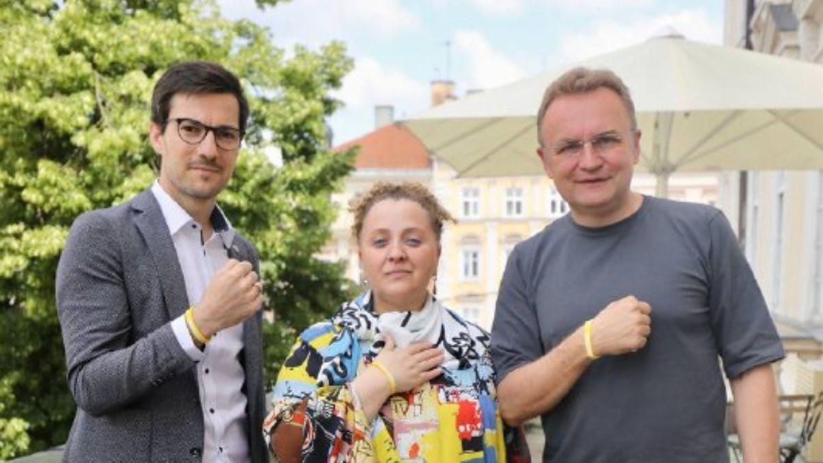 Ніно Катамадзе та мер Фрайбурга стали амбасадорами проекту UNBROKEN у Львові