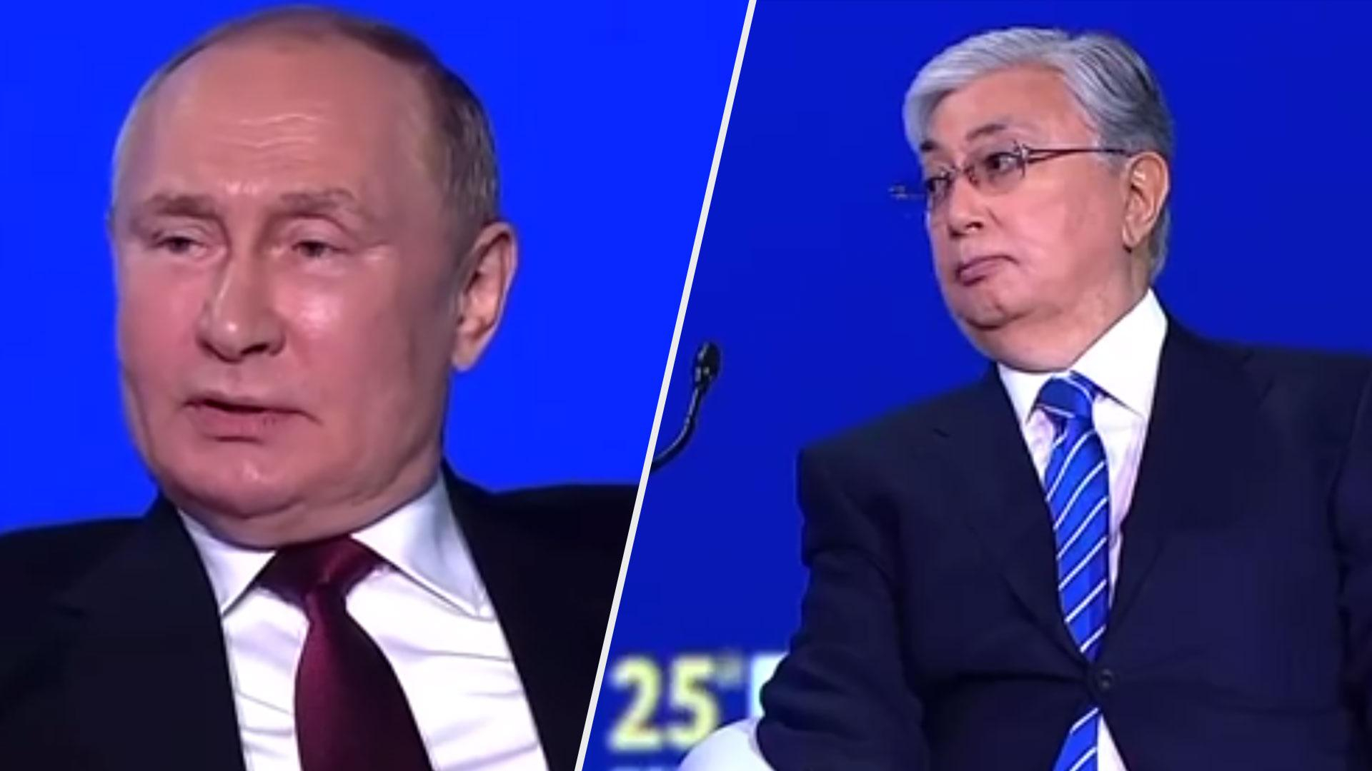 Так і не навчився вимовляти ім'я президента Казахстану: епічне відео ганьби Путіна