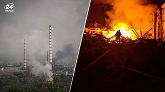 Россияне повторно обстреливают территории возле мостов в Луганской области, попали и в "Азот"