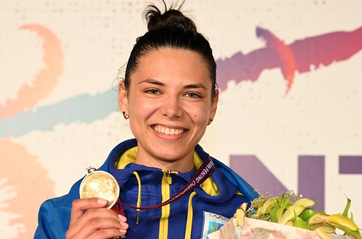 Українка Харькова здобула перше "золото" на чемпіонаті Європи з фехтування