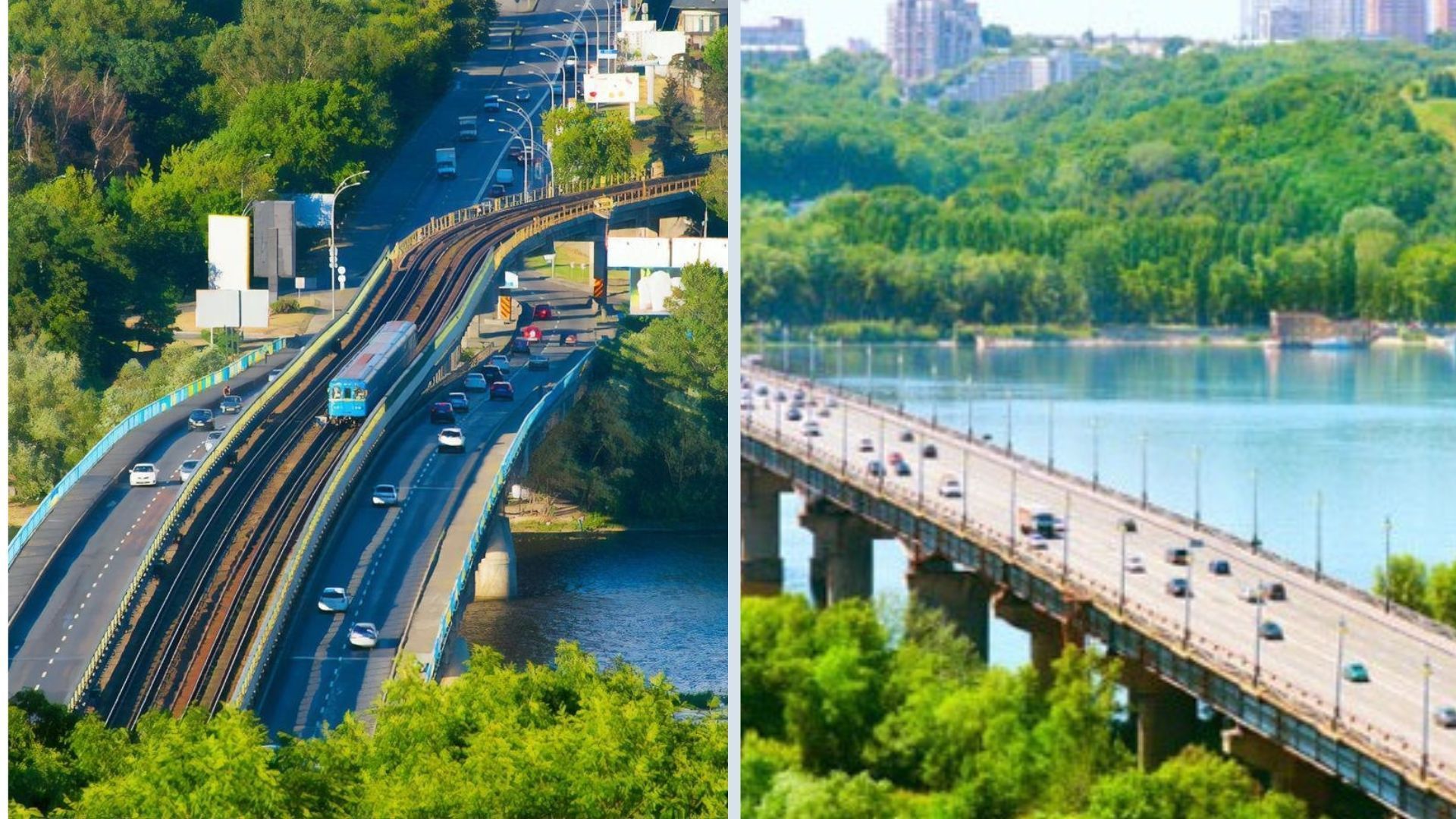 Автомобильное движение в Киеве с 20 июня возобновят еще на двух мостах