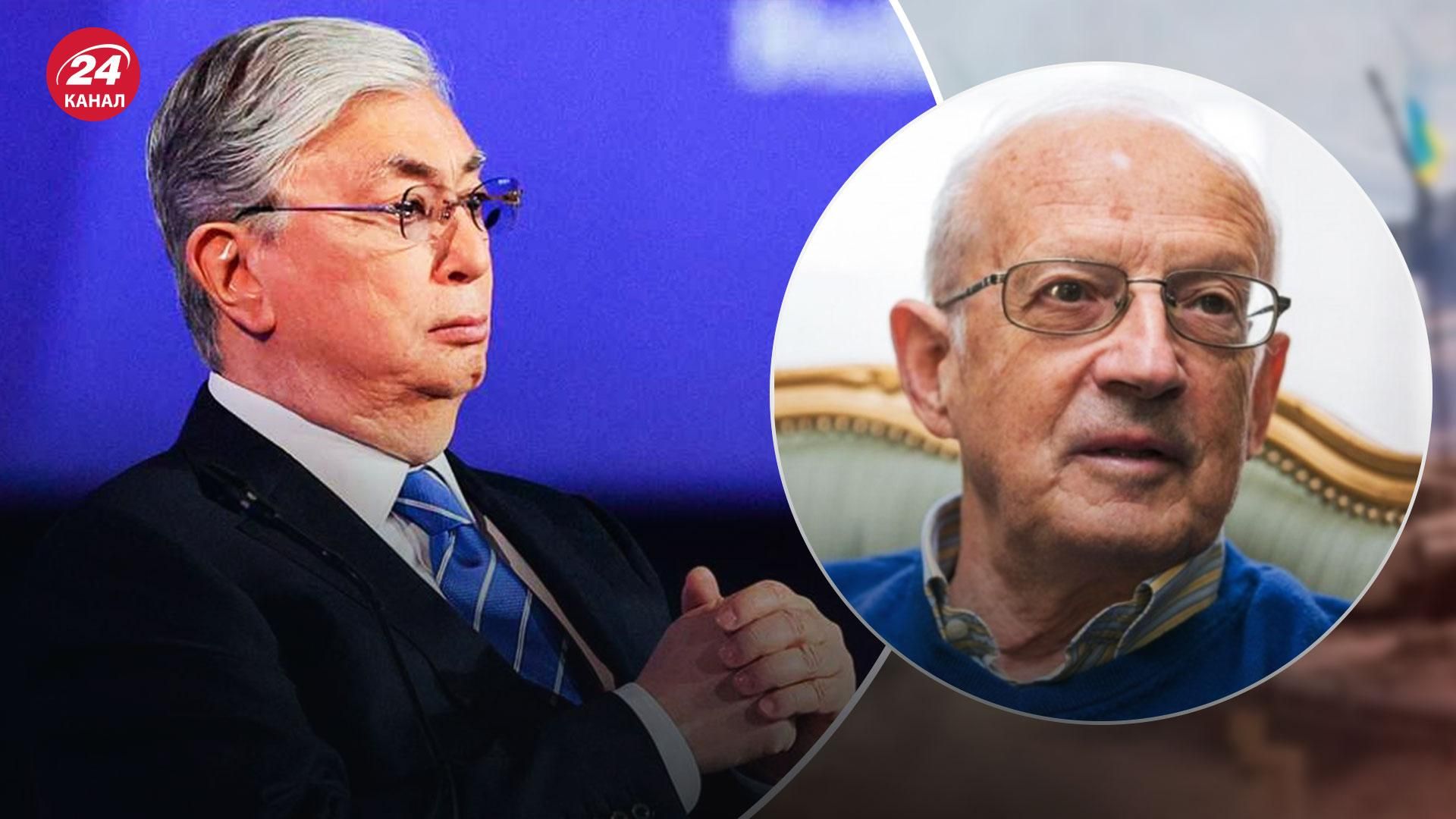 Токаев сидел с холодным безумием от имперского поноса Путина, – Пионтковский Токаев сидел с холодным безумием от имперского поноса Путина, – Пионтковский