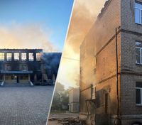 Окупанти вночі знищили школу в Авдіївці: обстріляли її снарядами з "Граду" з магнієвим зарядом