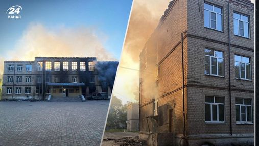 Окупанти вночі знищили школу в Авдіївці: обстріляли її снарядами з "Граду" з магнієвим зарядом