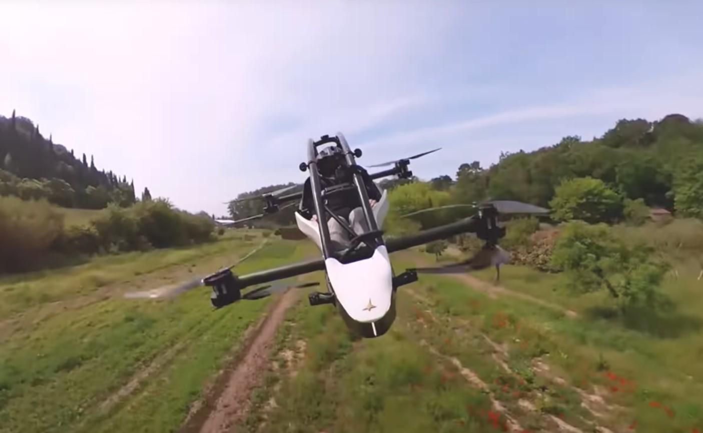 Директор компанії Jetson Aero показав, як він літає на роботу аеромобілем - Техно