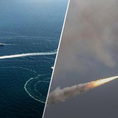 44 крылатые ракеты россиян находятся в море, в то же время погода помогает избежать высадки десанта