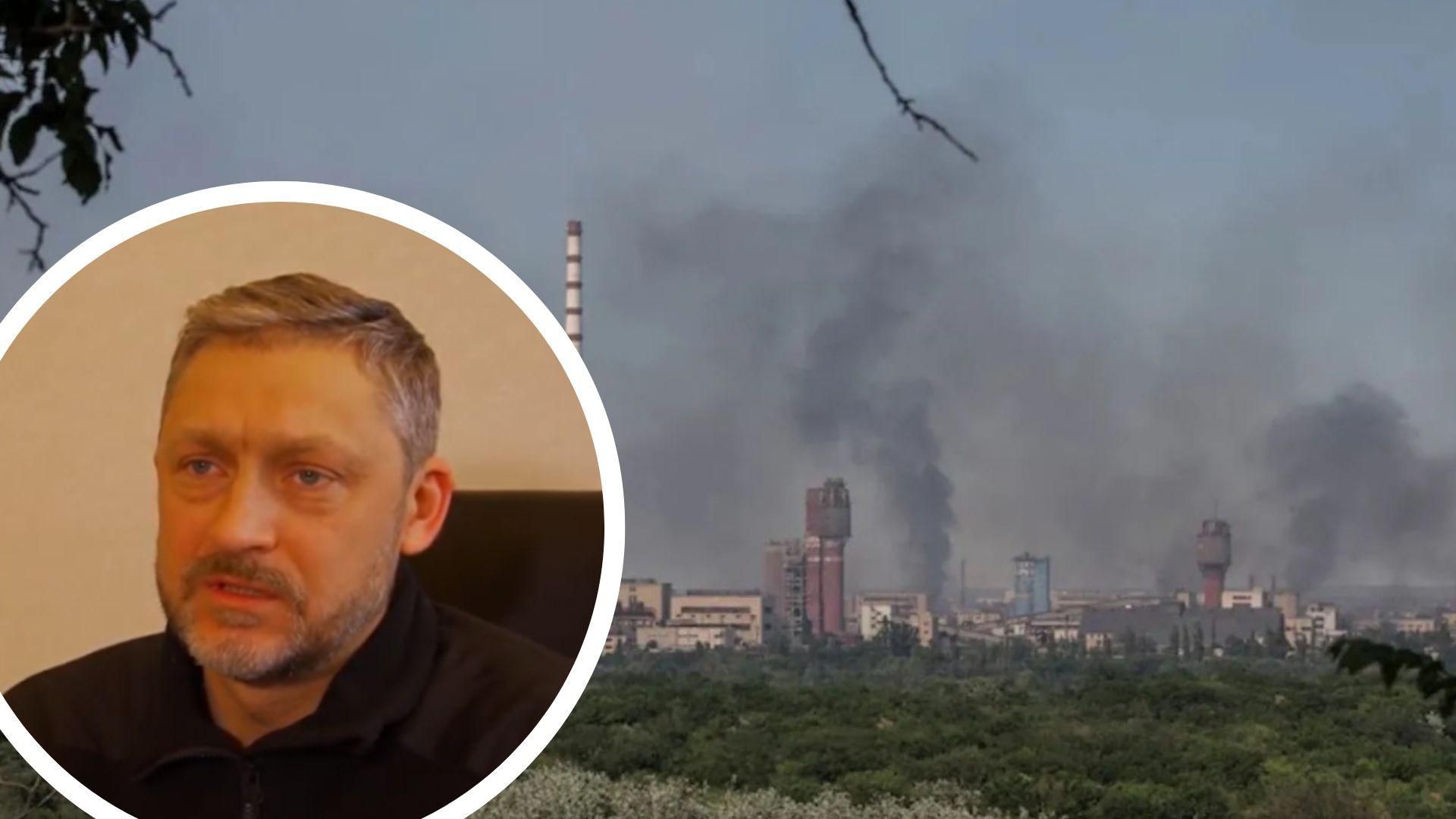 Бои уже частично проходят на территории "Азота", – Стрюк Бои уже частично проходят на территории "Азота", – Стрюк