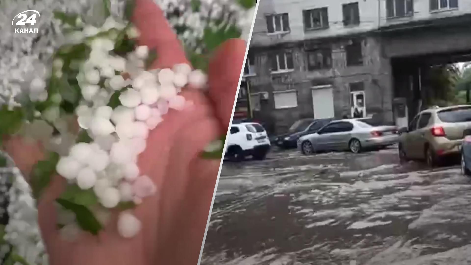 Без прилетов и паники: в Киеве и Днепре непогода – гремит и выпал град Без прилетов и паники: в Киеве и Днепре непогода – гремит и выпал град