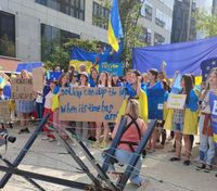 Украина – это Европа: под зданием Совета ЕС проходит митинг в поддержку кандидатства