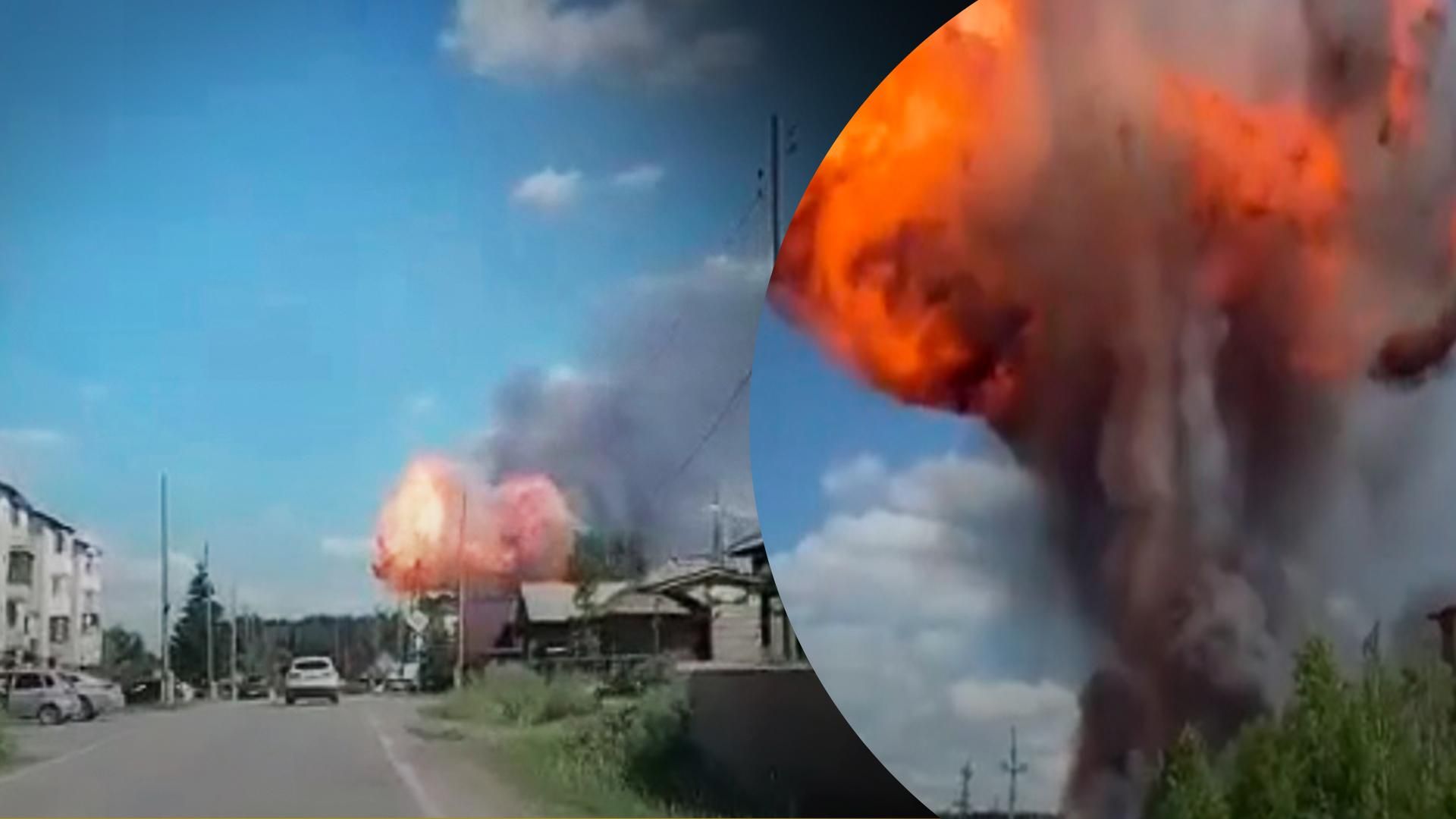 У Свердловській області стався вибух на заправці  відео, як ефектно горить російський газ - 24 Канал